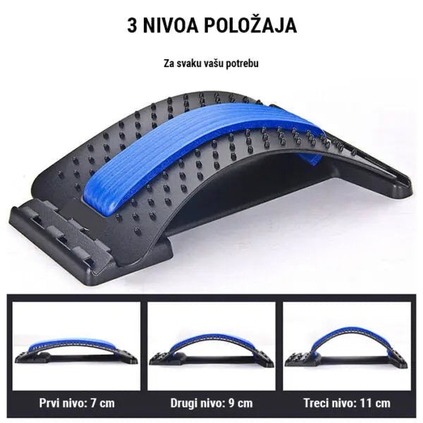 Masažer za otklanjanje bola u ledjima